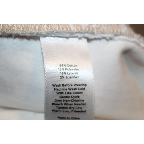NWT Talbots Denim Pencil Jean Skirt Button Front Raw Hem Plus Size 16 HW7675 - Picture 5 of 7